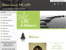 Tablet Screenshot of diannegerard.com
